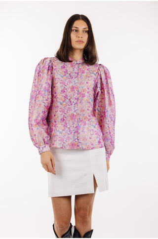 Candie Shirt Silk print shirt