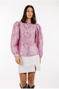 Candie Shirt Silk print shirt