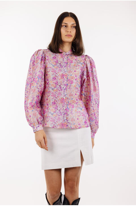 Candie Shirt Silk print shirt