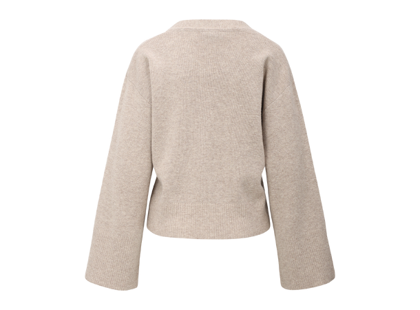 Cheddar Cardigan Light Sand M Merino cardigan 