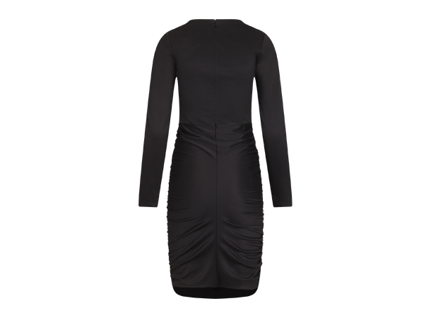 Clio Dress Black S Gathered short dress 