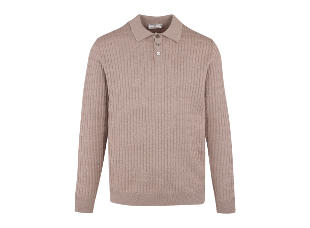 Dorian Sweater Sand M Cable knit sweater 