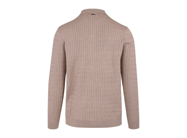 Dorian Sweater Sand M Cable knit sweater 