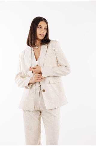 Esparanza Blazer Oversized linen blazer