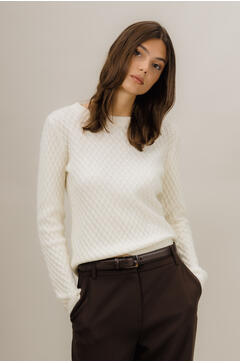 Ethel Sweater Merino cable sweater
