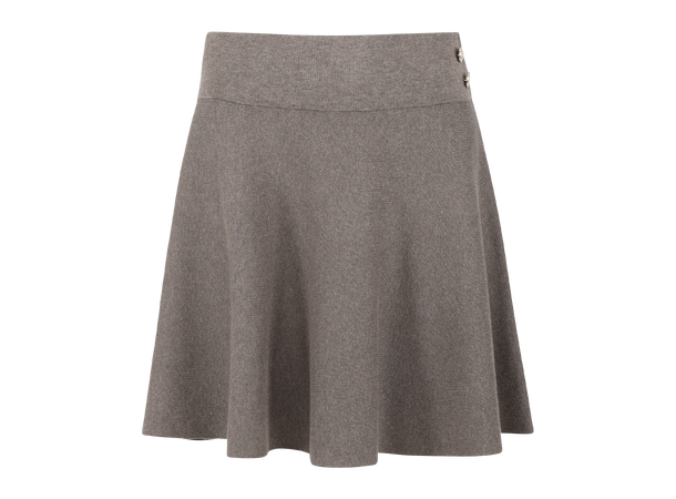 Flizan Skirt Brown L Viscose skirt with UP logo buttons 
