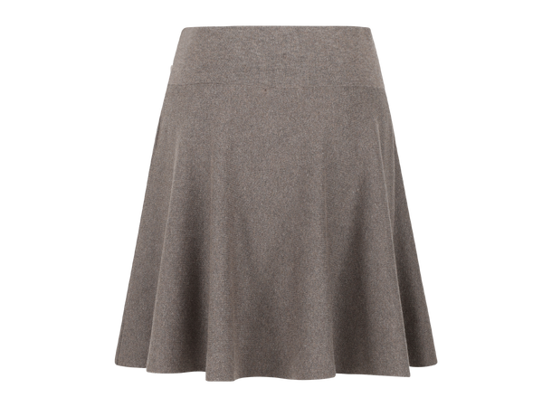Flizan Skirt Brown L Viscose skirt with UP logo buttons 
