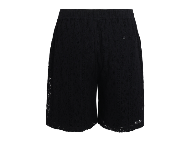 Giulio Shorts Black L Crochet shorts 