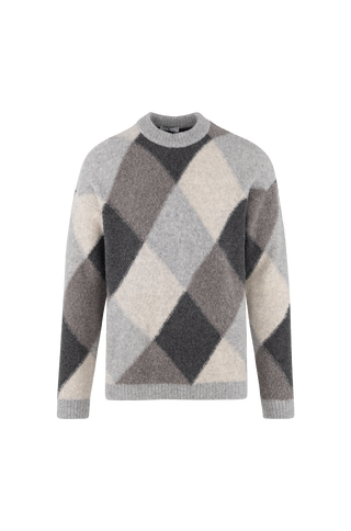 Lord Sweater Argyle teddy sweater