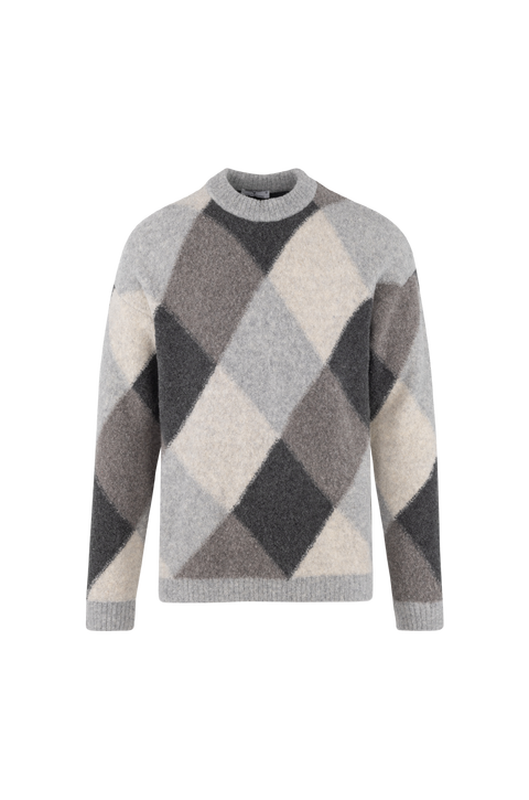 Lord Sweater Argyle teddy sweater