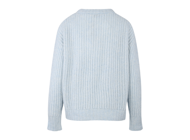 Majken Sweater Light Blue M Loose crewneck 