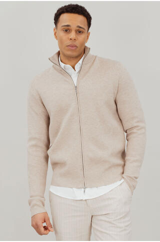 Nathan Cardigan Viscose knit 2-way zip cardigan