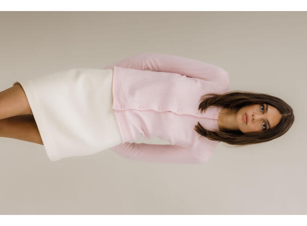 Poppy Skirt Pure Cream S Wool mini skirt 