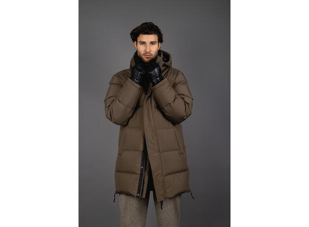 Svalbard Down Parka Chocolate Chip M Technical padded parka 