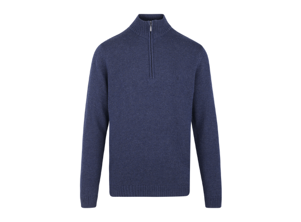Tommi Half-zip Navy L Lambswool half-zip sweater 