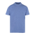 Bruno Tee Blue Bonnet XL Organic cotton mock neck 