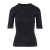 Gaia Top Black S Rib SS Tee 