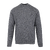 Leon Sweater Dark Grey Melange L Meriono mock neck 