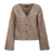 Hannah Cardigan Dark Sand S Furry mohair cardigan 