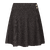 Flizan Skirt Dark Brown S Viscose skirt with UP logo buttons 