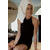 Daniella Dress Black M Halterneck crochet dress 