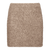 Phoebe Skirt Dark Sand S Furry mohair mini skirt 