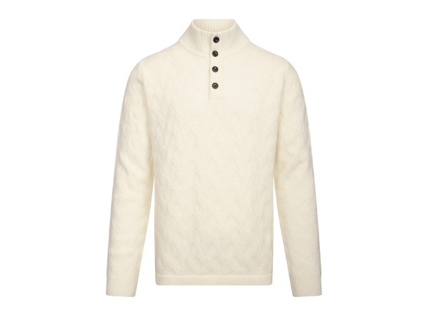 Aaron Sweater Cream L Merino sweater 