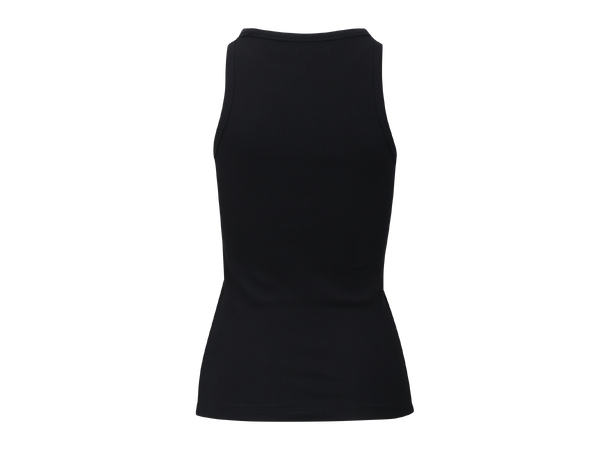 Aili Top Black L Rib tank top 