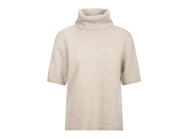 Arwyn SS Turtleneck Sand M Chunky ss merino turtleneck 