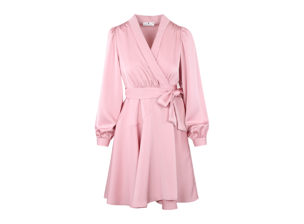 Awa Dress Pink XS Short wrap dress 