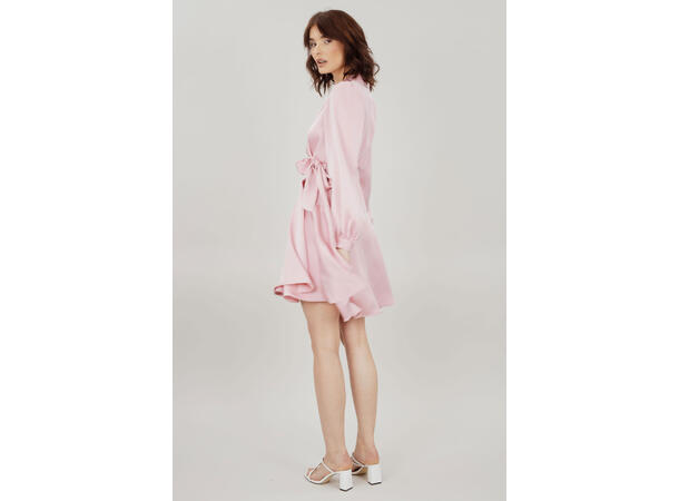 Awa Dress Pink XS Short wrap dress 