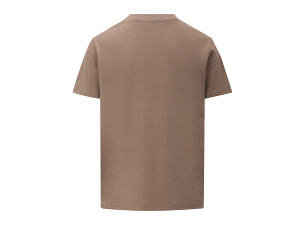 Bruno R-neck Tee Chocolate Chip L Organic cotton R-neck t-shirt 