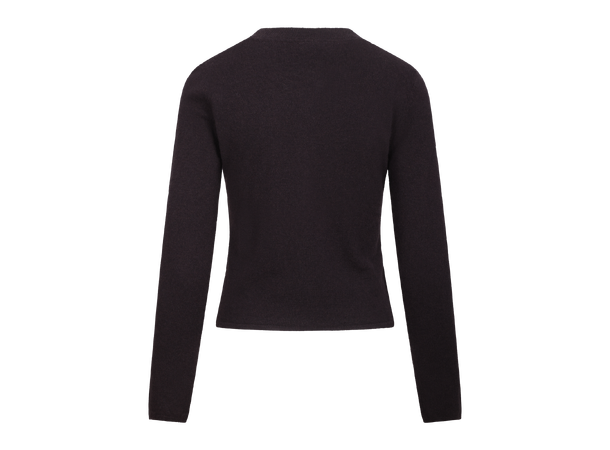 Candi Cardigan Dark Brown S Short merino wool cardigan 