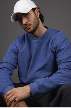Chow Sweatshirt Vintage wash crew neck