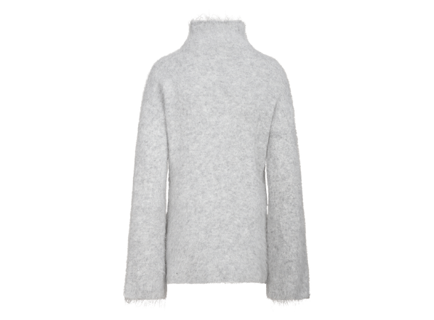Edith Turtleneck Light Grey S Alpaca LS turtleneck 