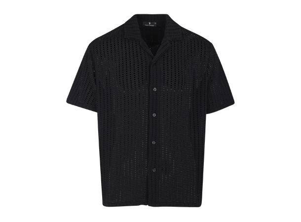 Esteban SS Shirt Black L Jersey big mesh SS shirt 