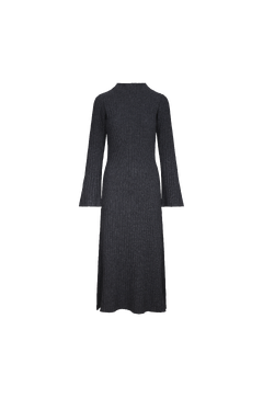 Evangeline Dress Merino rib long dress