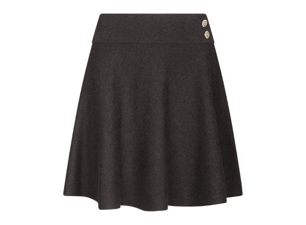 Flizan Skirt Dark Brown S Viscose skirt with UP logo buttons 