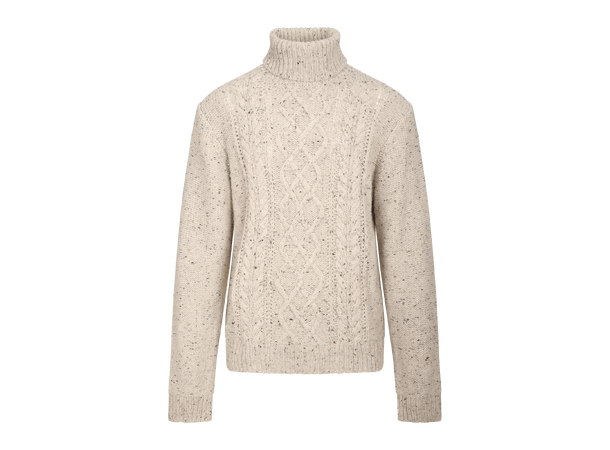 Henry Turtleneck Light Sand L Neps t-neck sweater 