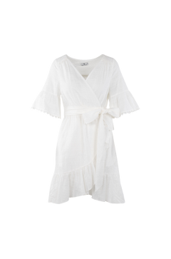 Hilke Dress Cotton wrap  dress