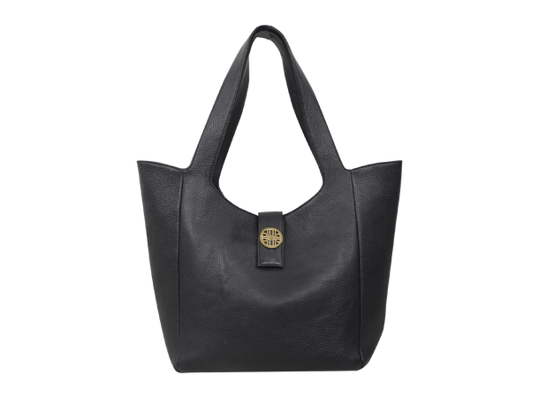 Janelle Bag Black One Size Leather tote bag 