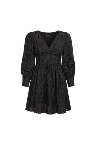 Kaylee Dress Short jacquard dress