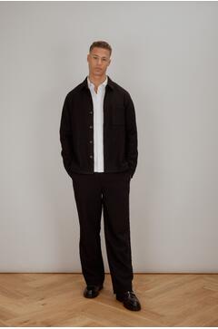 Lloyd Cardigan Merino boiled wool cardigan