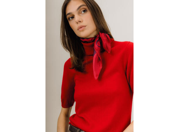 Mertina SS Turtleneck Garnet M SS merino turtle neck 
