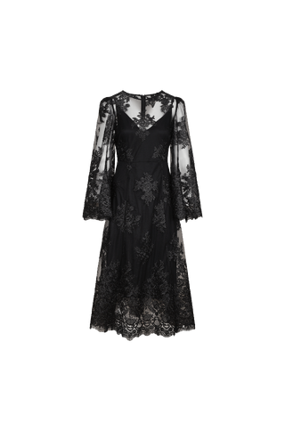 Minerva Dress Lace embroidery maxi dress