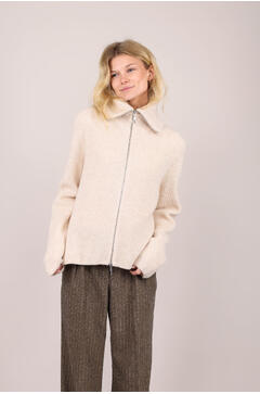 Norma Cardigan Wool zip cardigan