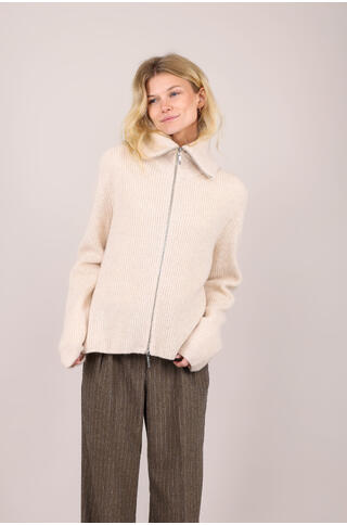 Norma Cardigan Wool zip cardigan