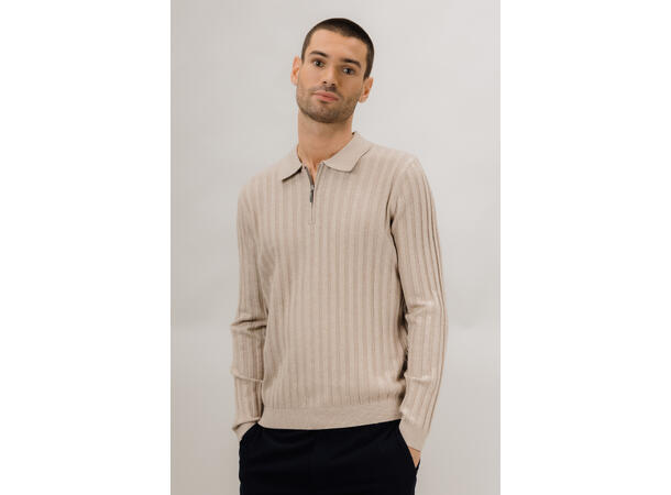 Phillip Half-zip Light Sand L Structure half-zip 