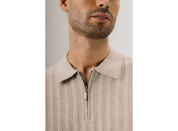 Phillip Half-zip Light Sand L Structure half-zip 