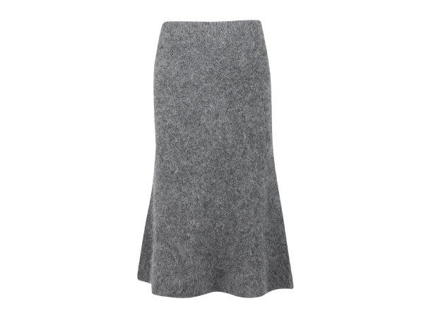 Popsey Skirt charcoal L Fury fluffy long skirt 